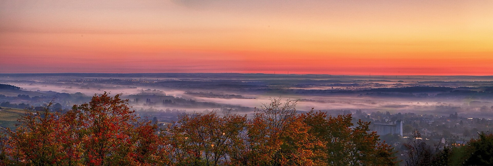 Morning light across the Loire landscape